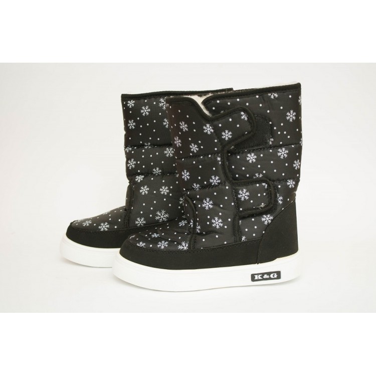 Детские дутики Д-06 черный